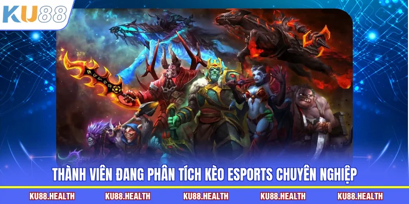 Thành viên đang phân tích kèo esports chuyên nghiệp